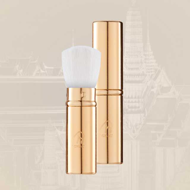 CHAT Blusher Brush ฉัตร (แปรงเกลี่ยแป้งด้ามทอง)