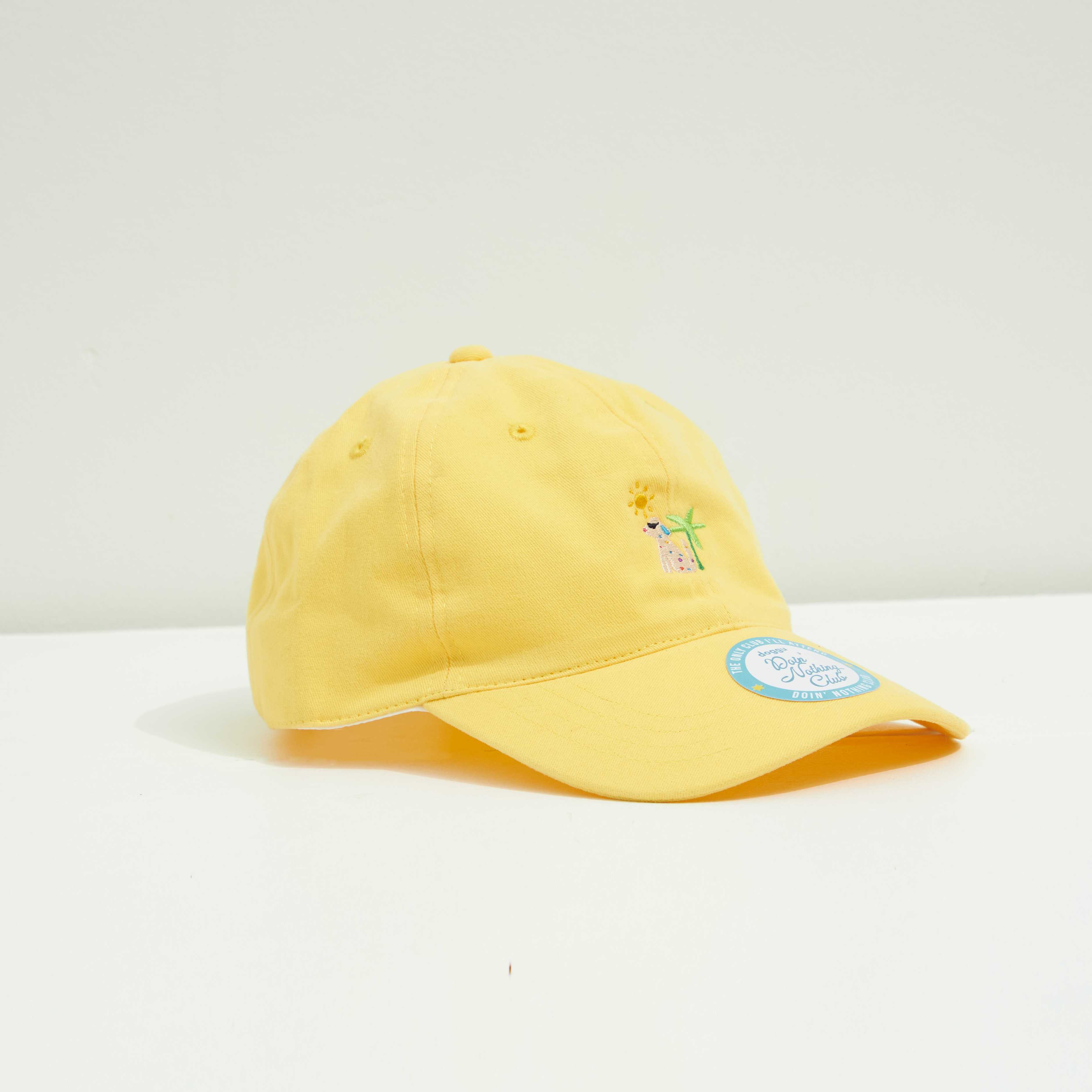 DOIN NOTHING CLUB , EVERY SEASON CAP - YELLOW