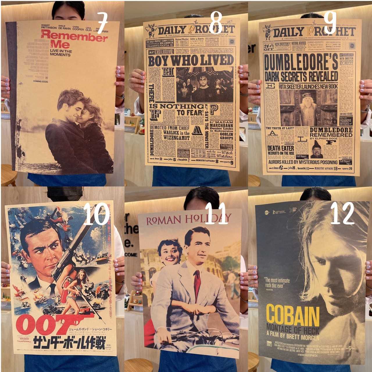 สินค้าลดราคาพิเศษ : POSTER- Movie Film / รับชิ้นไหนแจ้งในข้อความถึงผู้ขายได้เลยค่ะ