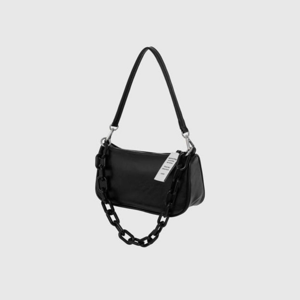(พร้อมส่ง) nieeh envelope bag black