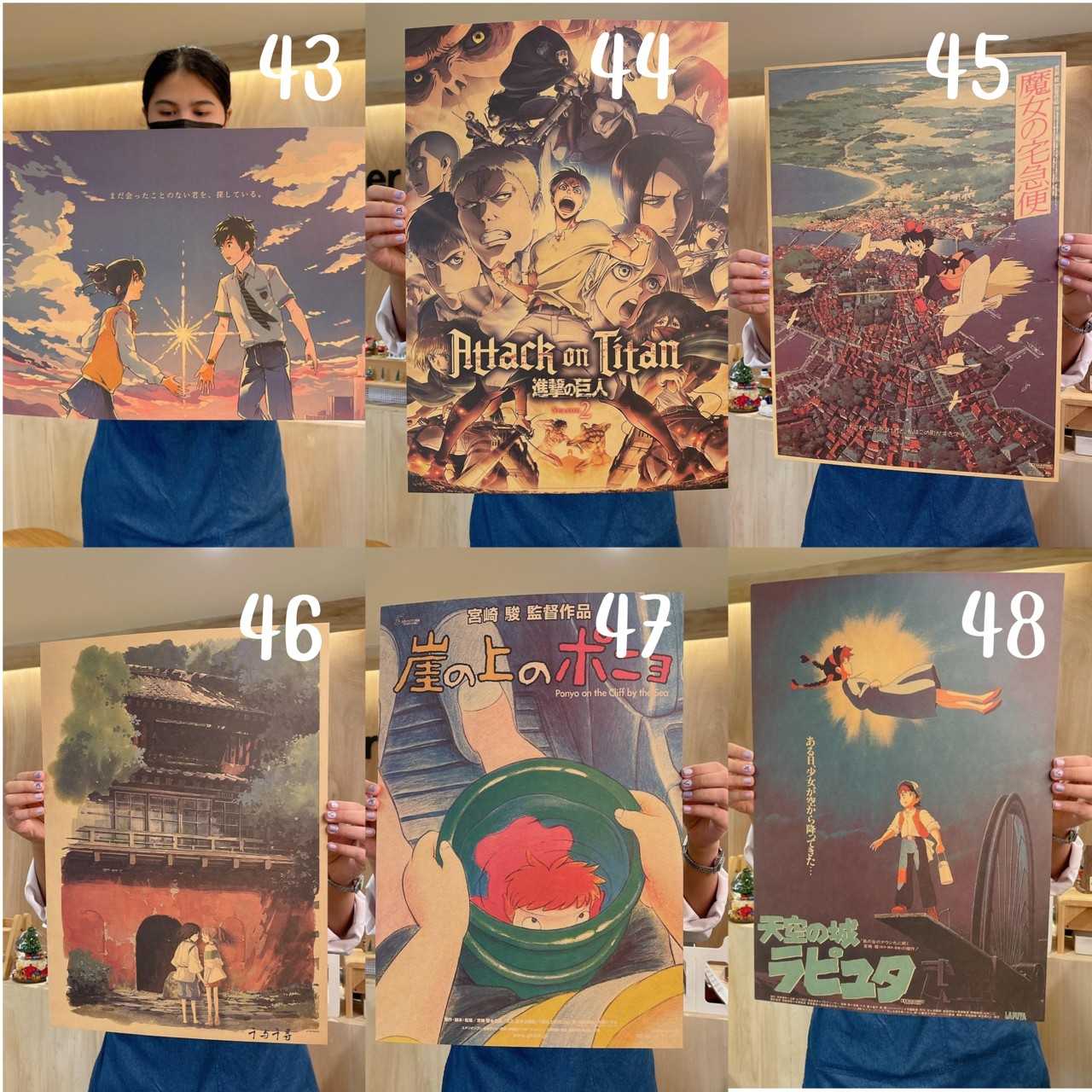สินค้าลดราคาพิเศษ : POSTER- Movie Film / รับชิ้นไหนแจ้งในข้อความถึงผู้ขายได้เลยค่ะ