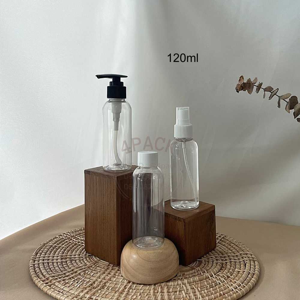 ขวดพลาสติกPET 120ml ปาก24mm