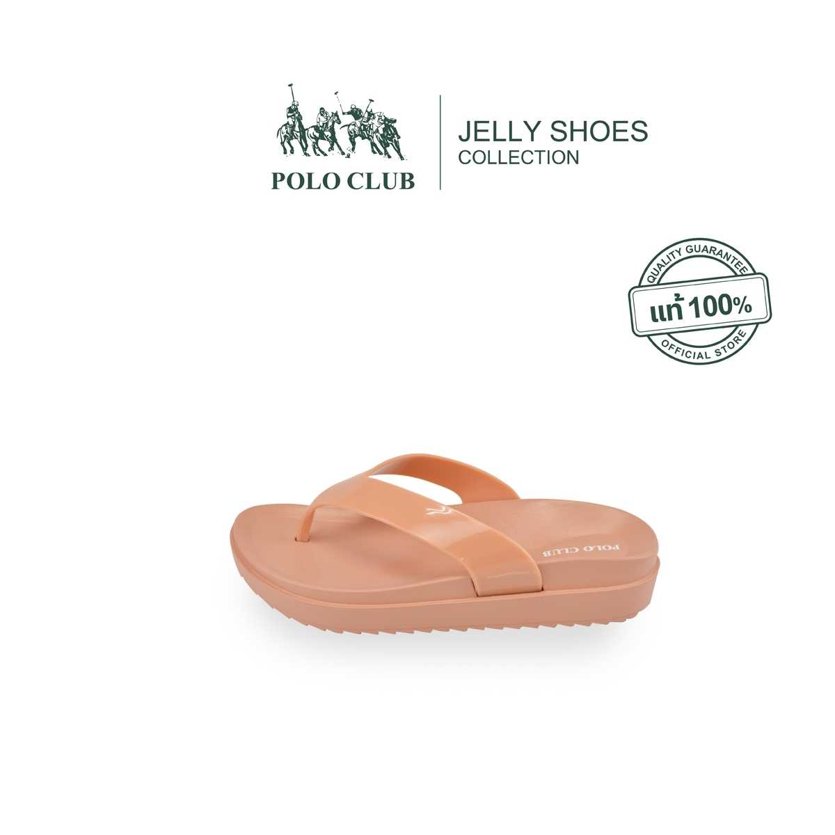 POLO CLUB รองเท้าแตะแบบสวม รุ่น P2784 สีชมพู | รองเท้าแตะผู้หญิง รองเท้าสุขภาพผู้หญิง