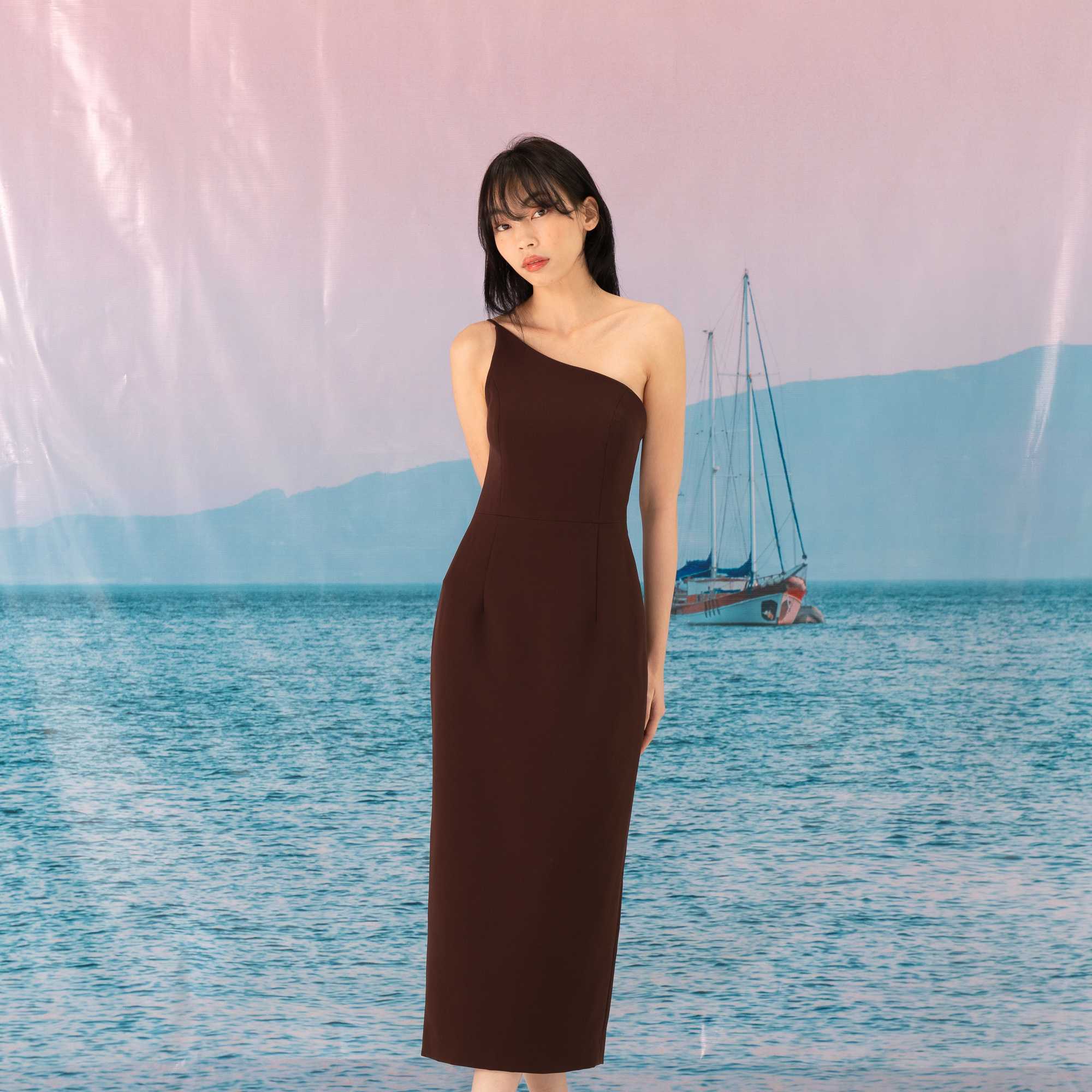 Miriam Bridesmaid Dress - Brown