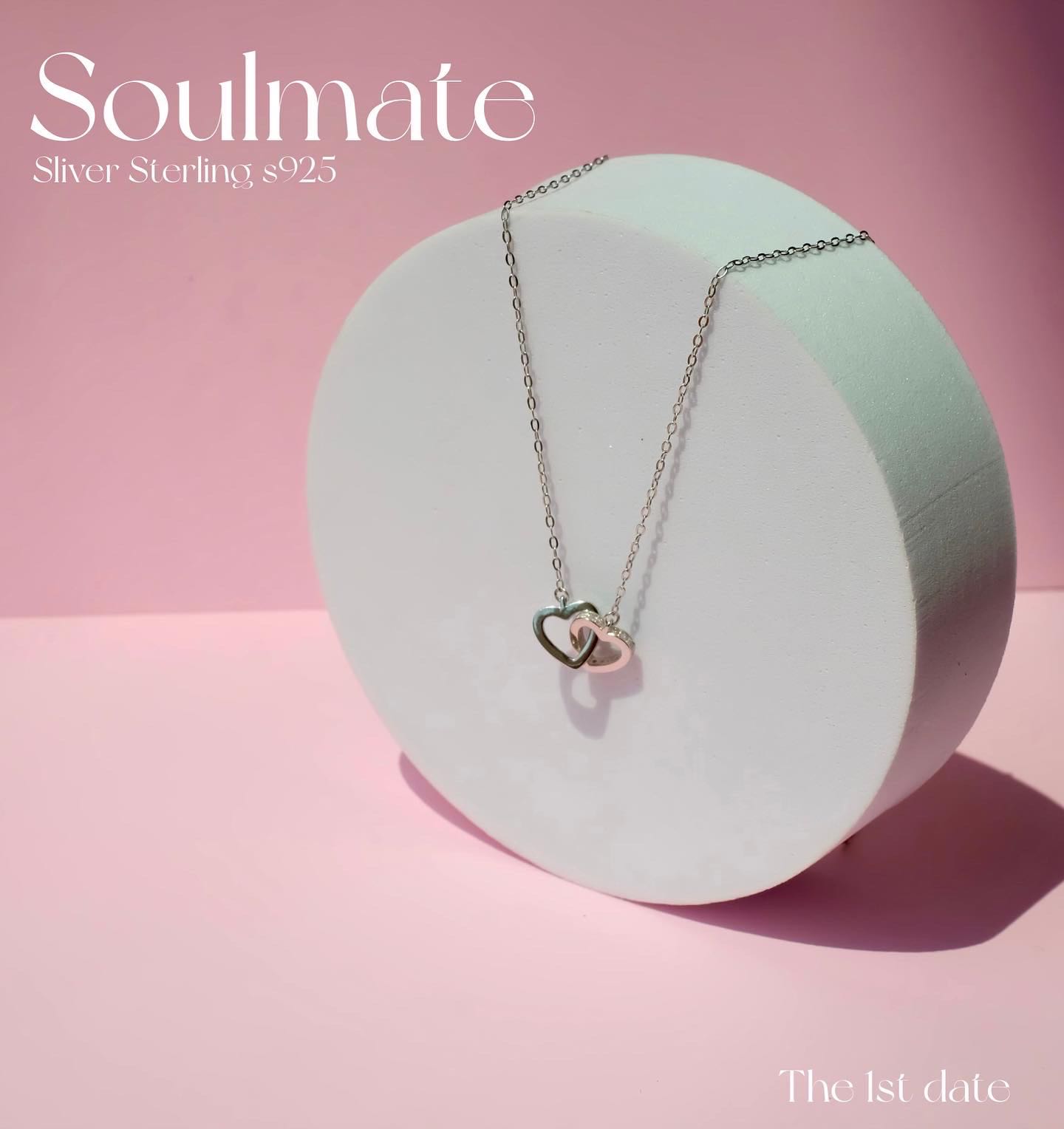 สร้อยคอรุ่น Soulmate -ส่งฟรี(เงินแท้ 92.5%)