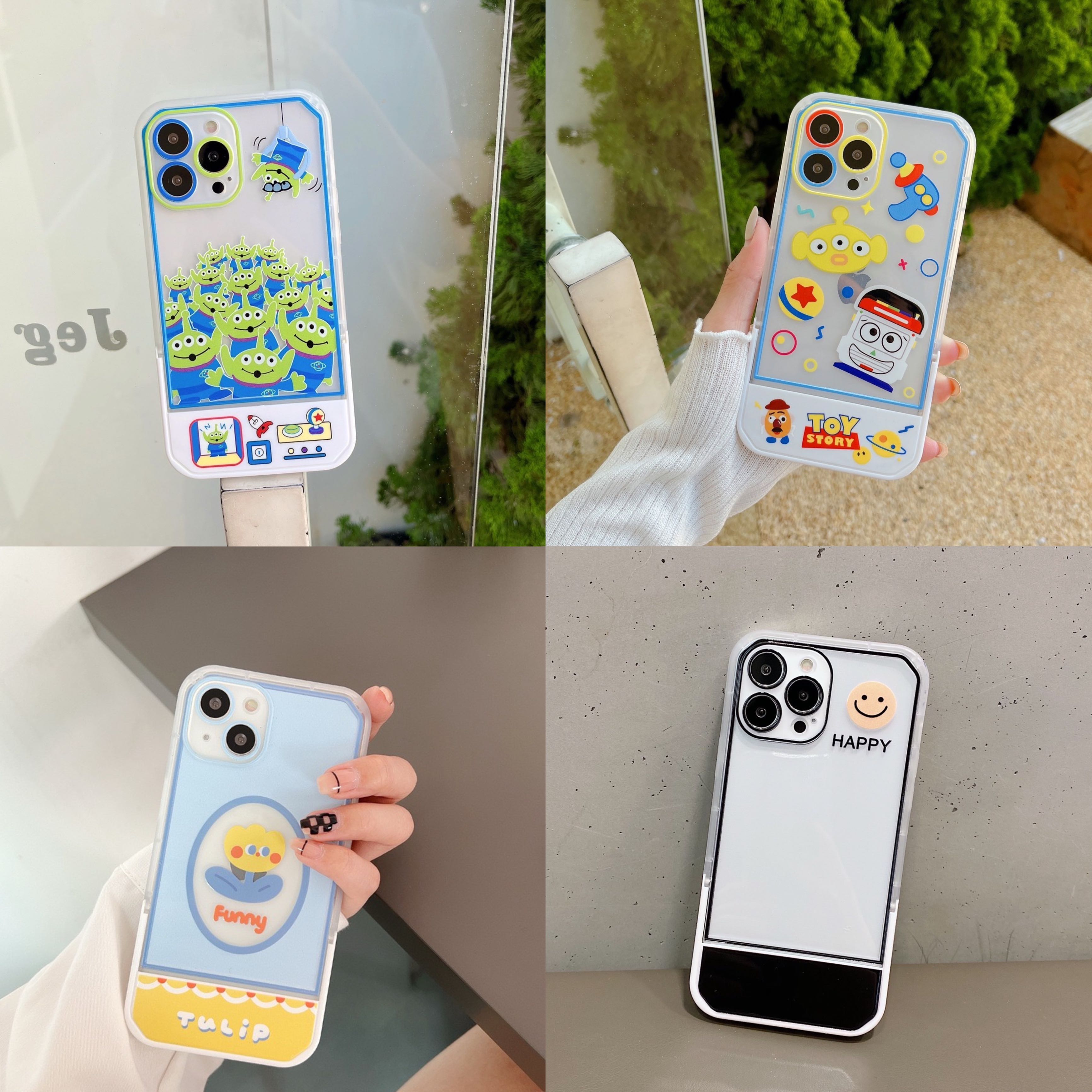 เคสฐานตั้งได้ พร้อมส่ง 4 ลาย🌷😊