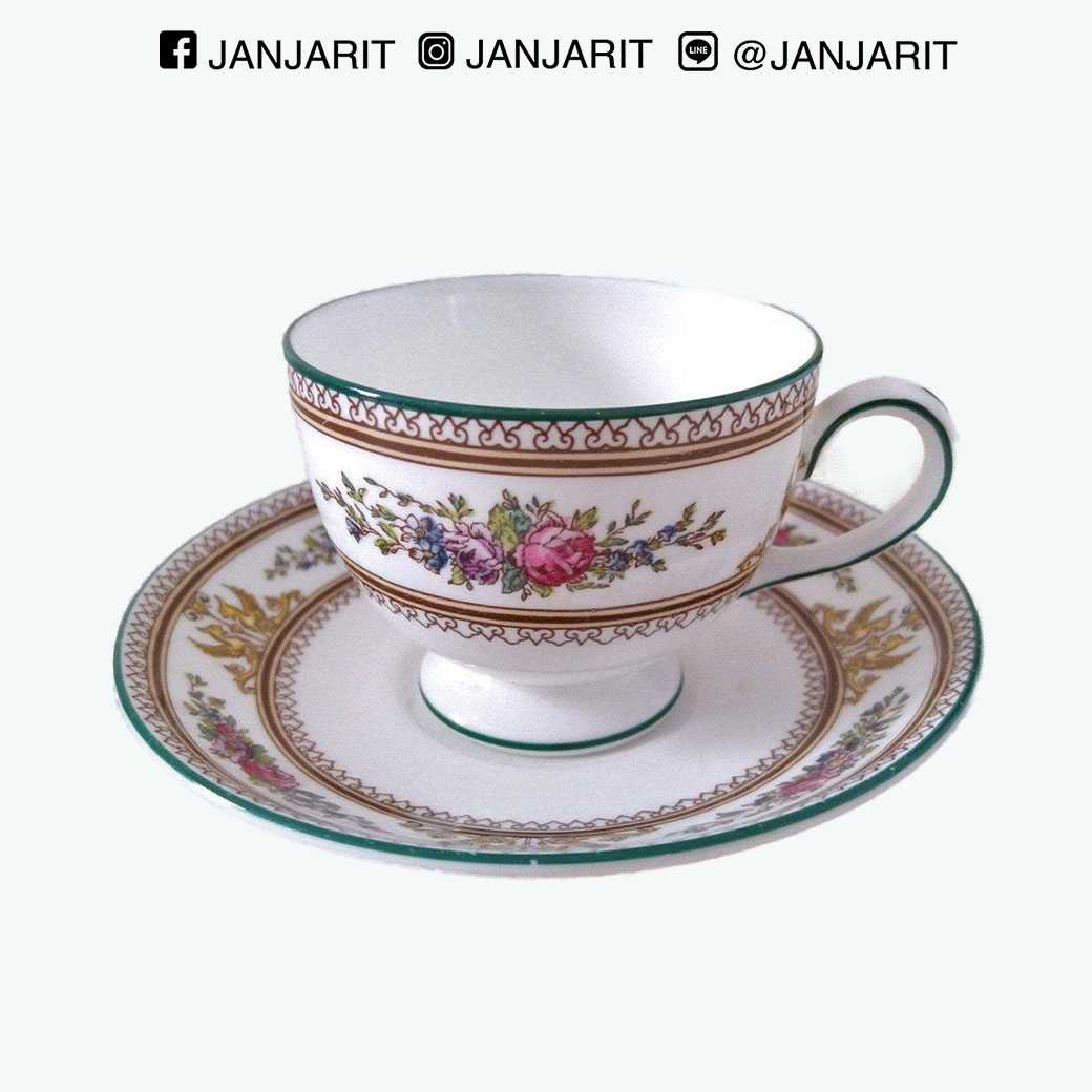 ชุดถ้วยชาพร้อมจานรอง Wedgwood Columbia Tea cup&saucer