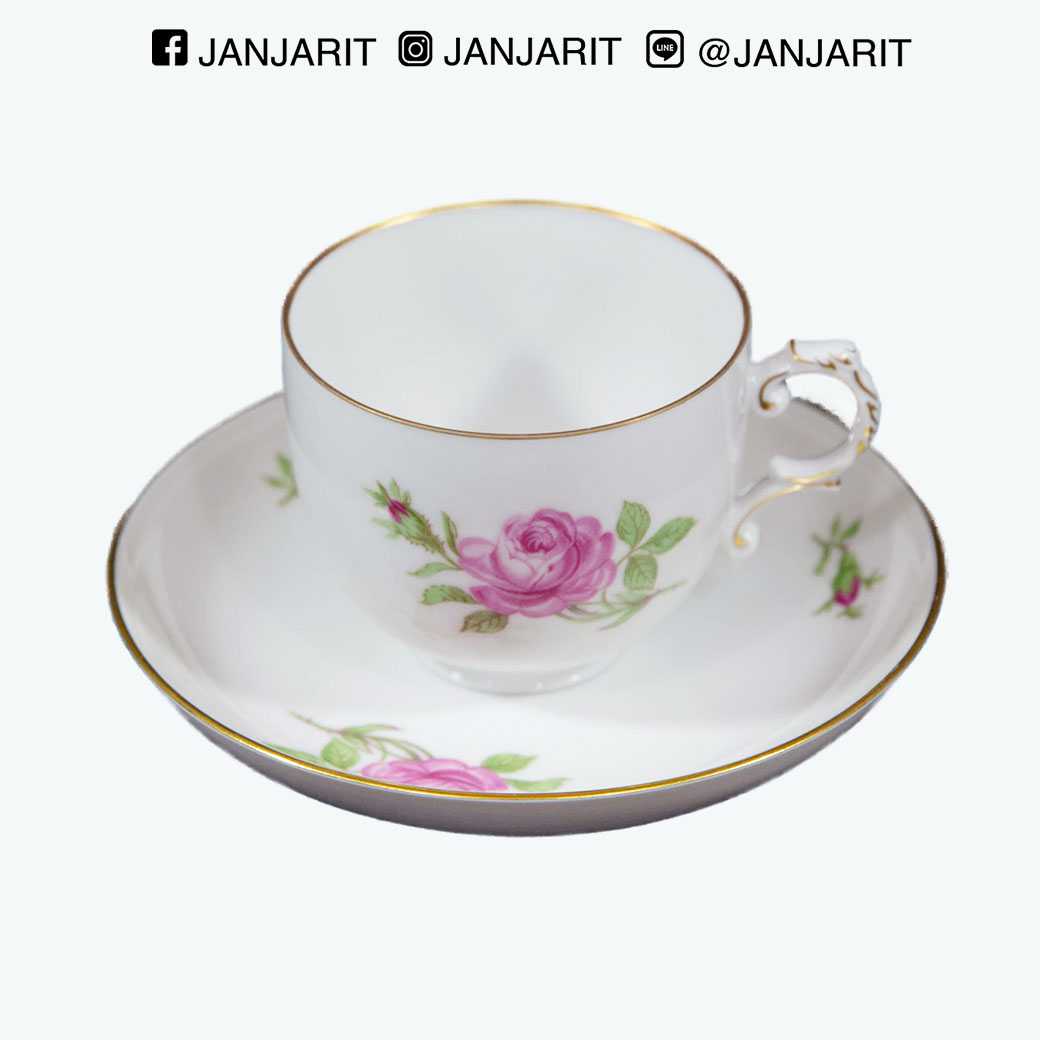 ชุดถ้วยชาพร้อมจานรอง Furstenberg Porcelain Tea cup&saucer
