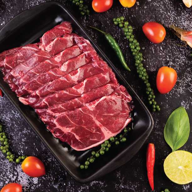 เนื้อสันในสไลด์ ออแกนิค Organic Sliced Beef Tenderloin
