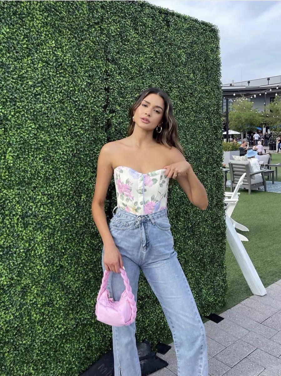 Floral top in S