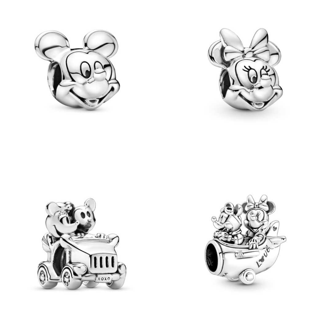 Pandora​ ชาร์ม​  Disney Mickey Mouse & Minnie Mouse Charm