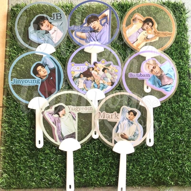 พัดกลมใส ลายgot7 มาร์ค แบมแบม จินยอง เจบี แจ็คสัน ยูคยอม ยองแจ สินค้าพร้อมส่ง v.2