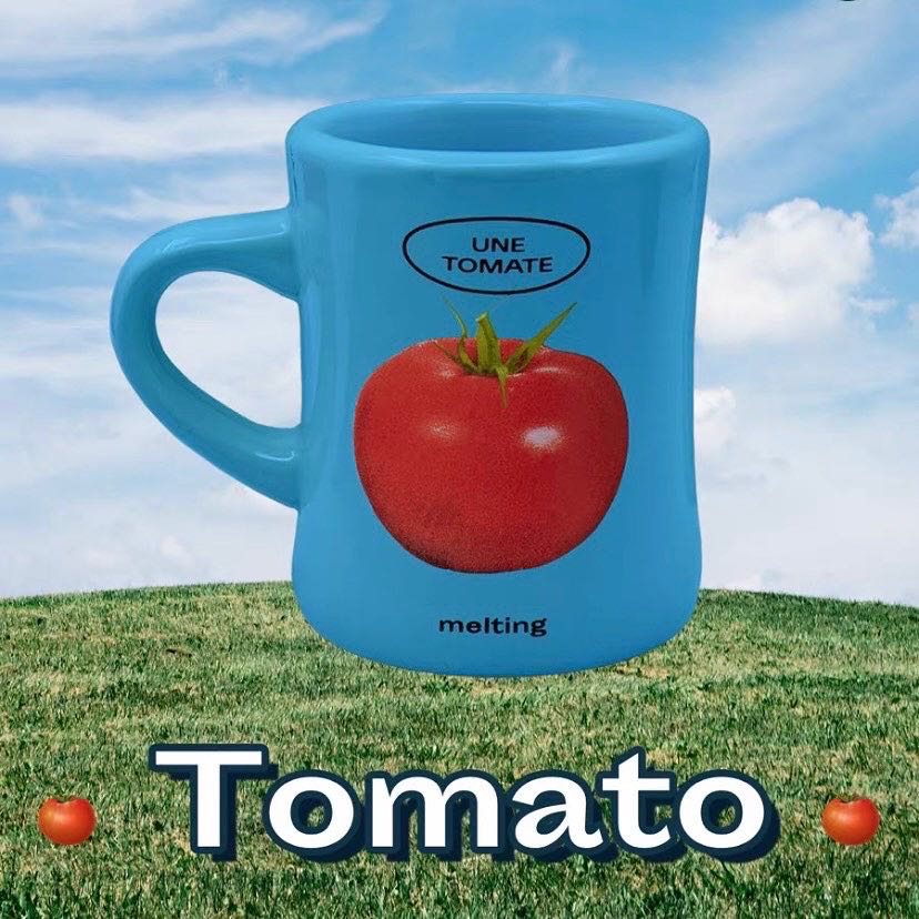 Tomato & Green bell pepper mug (Pre-order)