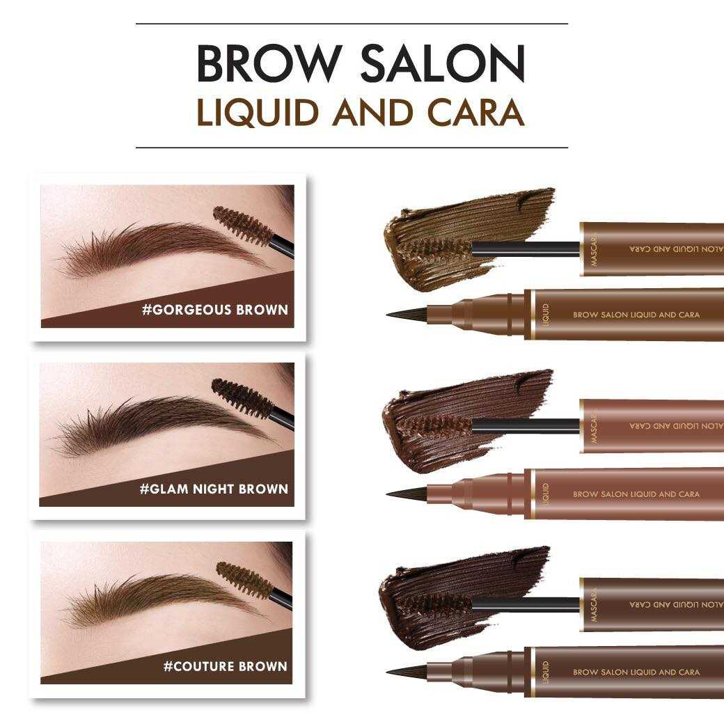 Browit By Nongchat Brow Salon Liquid And Cara โบรว ซาลอน ลิควิด & มาสคาร่า