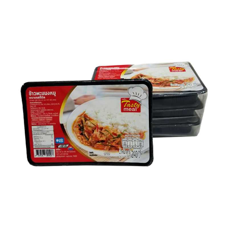 เทสตี้มีล ข้าวพะแนงหมูแช่แข็ง 240 กรัม