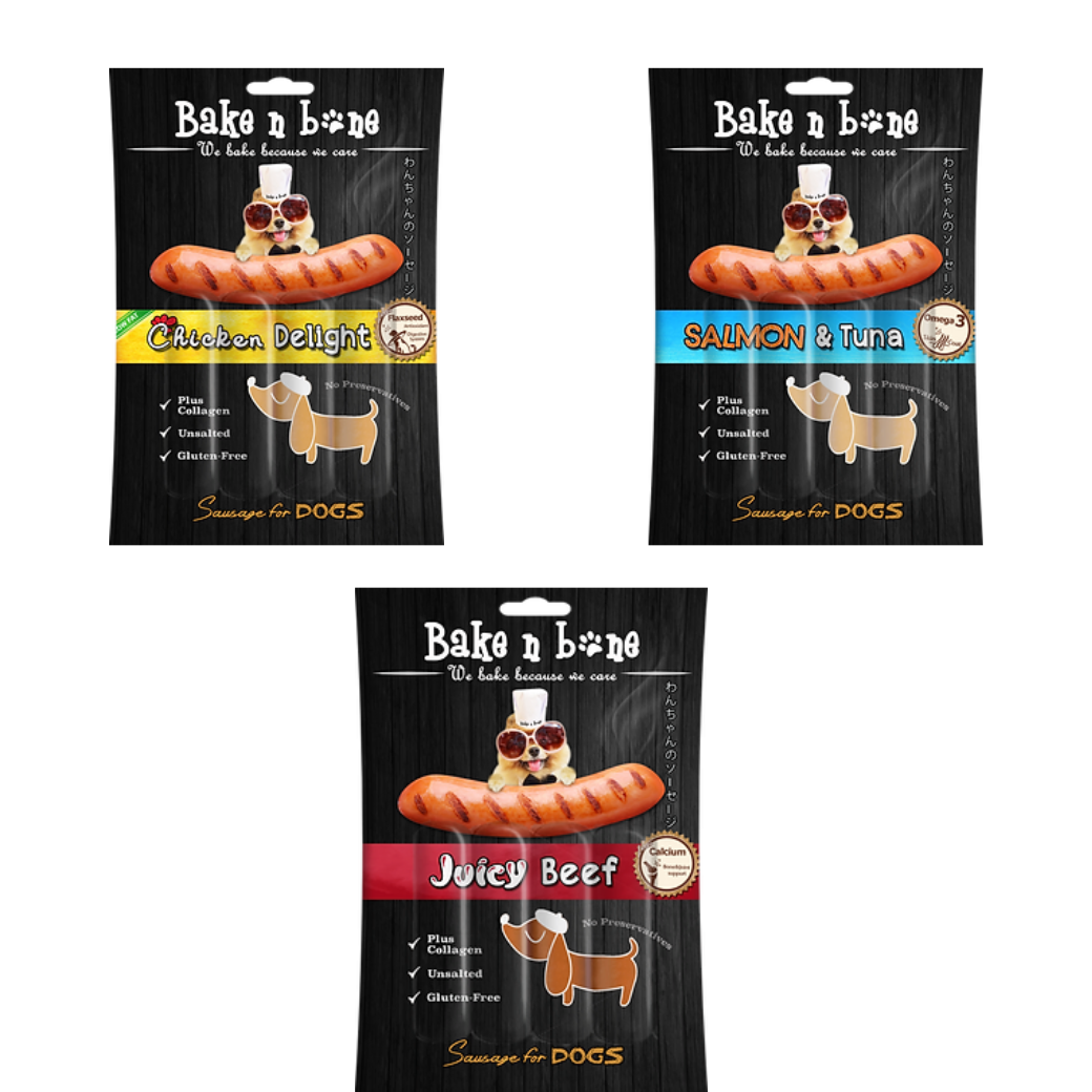 ไส้กรอก Bake n bone สําหรับสัตว์เลี้ยง