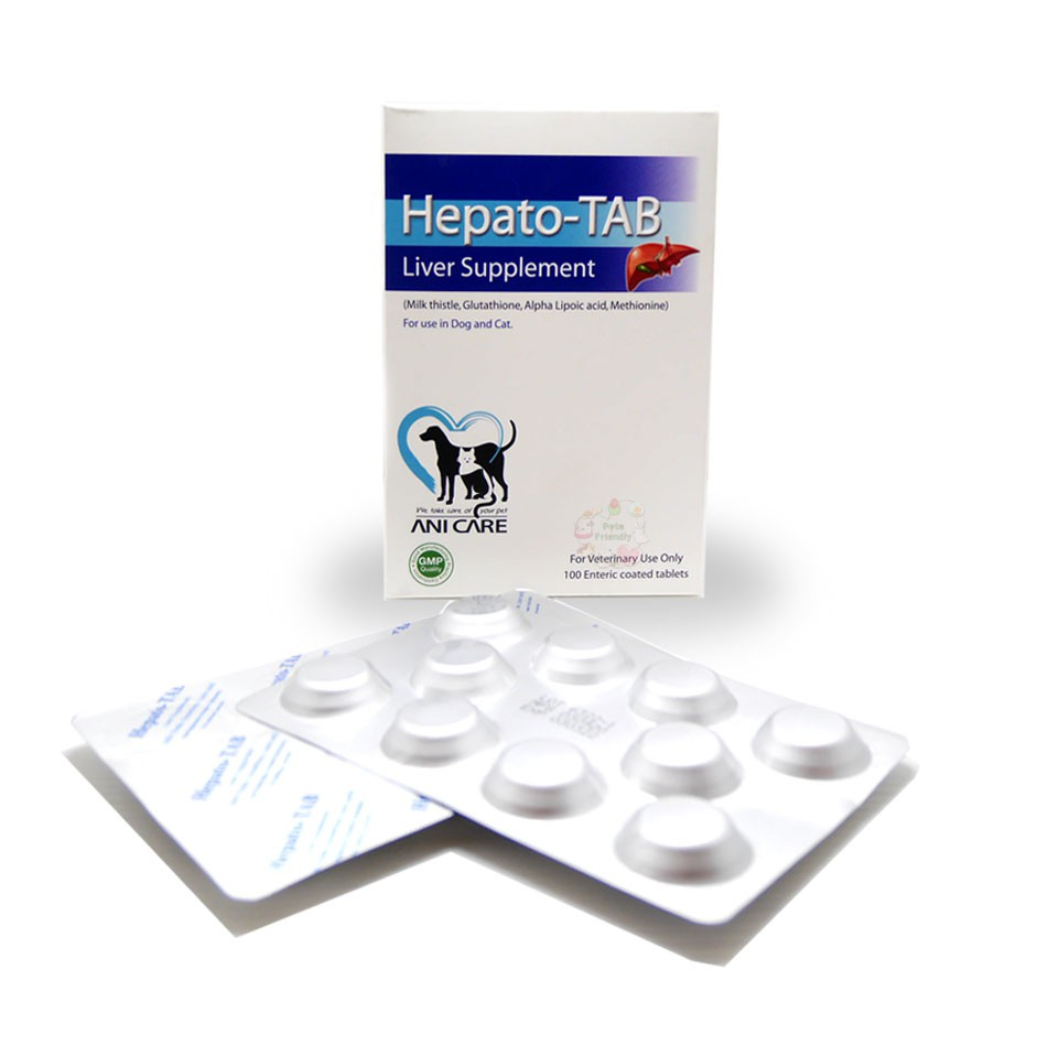 Hepato-TAB เฮพาโตแท็ป อาหารเสริมสำหรับสัตว์  (ตับ) ชนิดเม็ดเคี้ยว