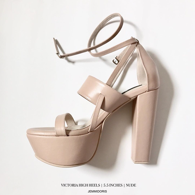 VICTORIA VALENTINE HEELS 5.5 INCHES NUDE (VVS)