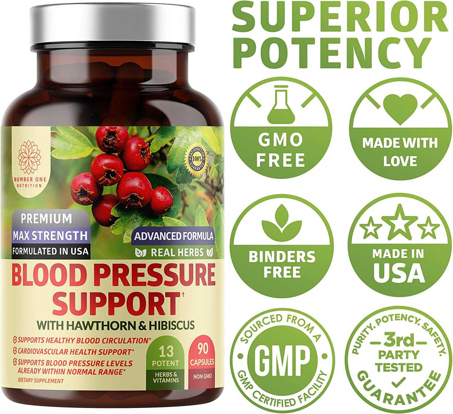 ควบคุมความดัน จากธรรมชาติ Premium Blood Pressure Support