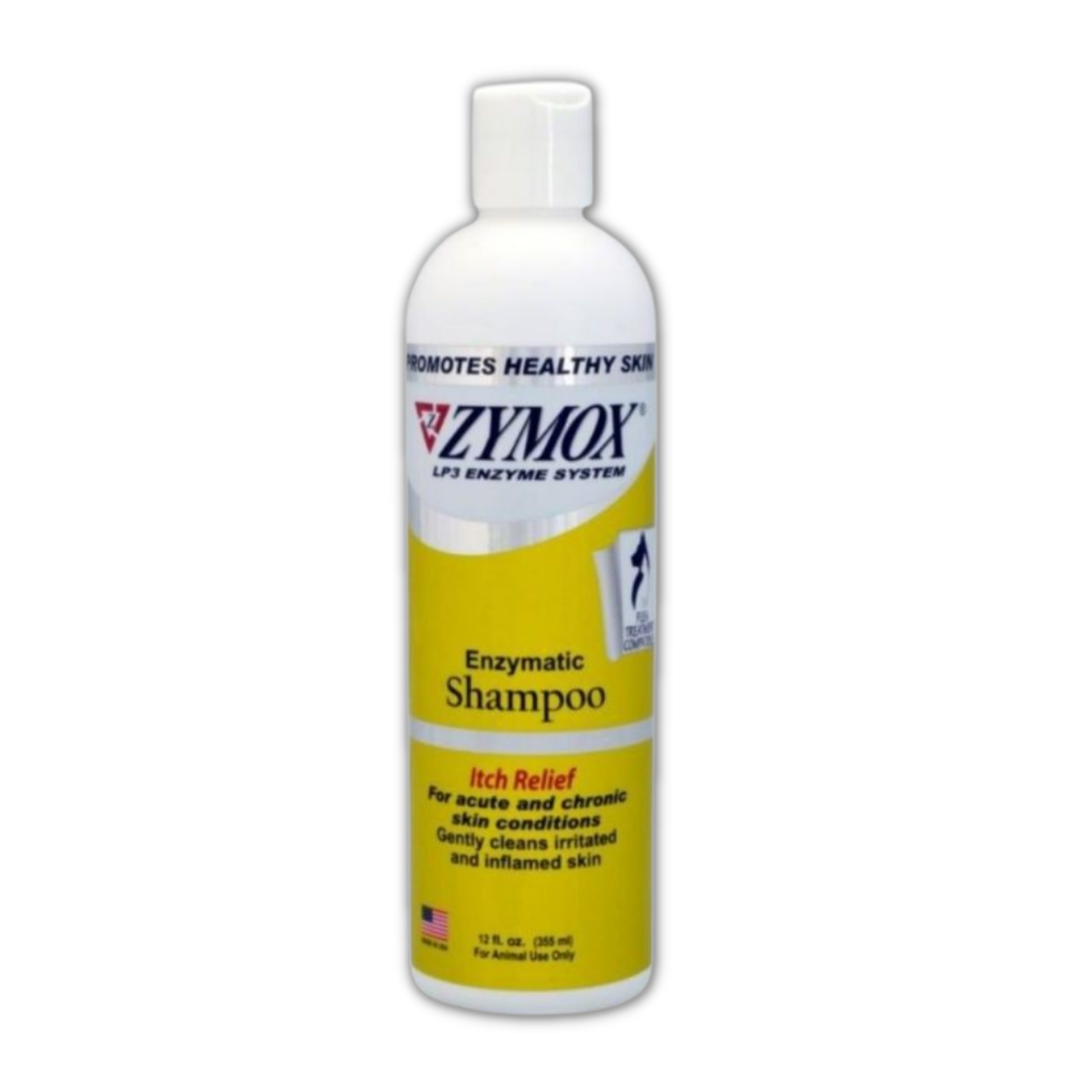 แชมพูสัตว์เลี้ยง  (ผิวหนังและเส้นขน)   ZYMOX LP3 ENZYME SYSTEM SHAMPOO  355 มล.
