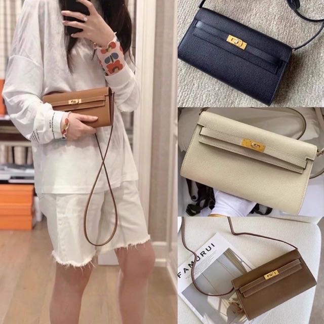 (Pre-order)หนังแท้100% กระเป๋า H Kelly Wallet Epsom