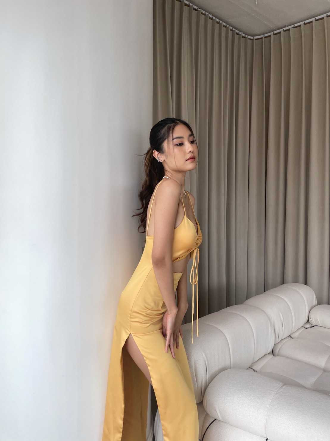 (HUSSA Boutique) Silvia Dress -Daylily