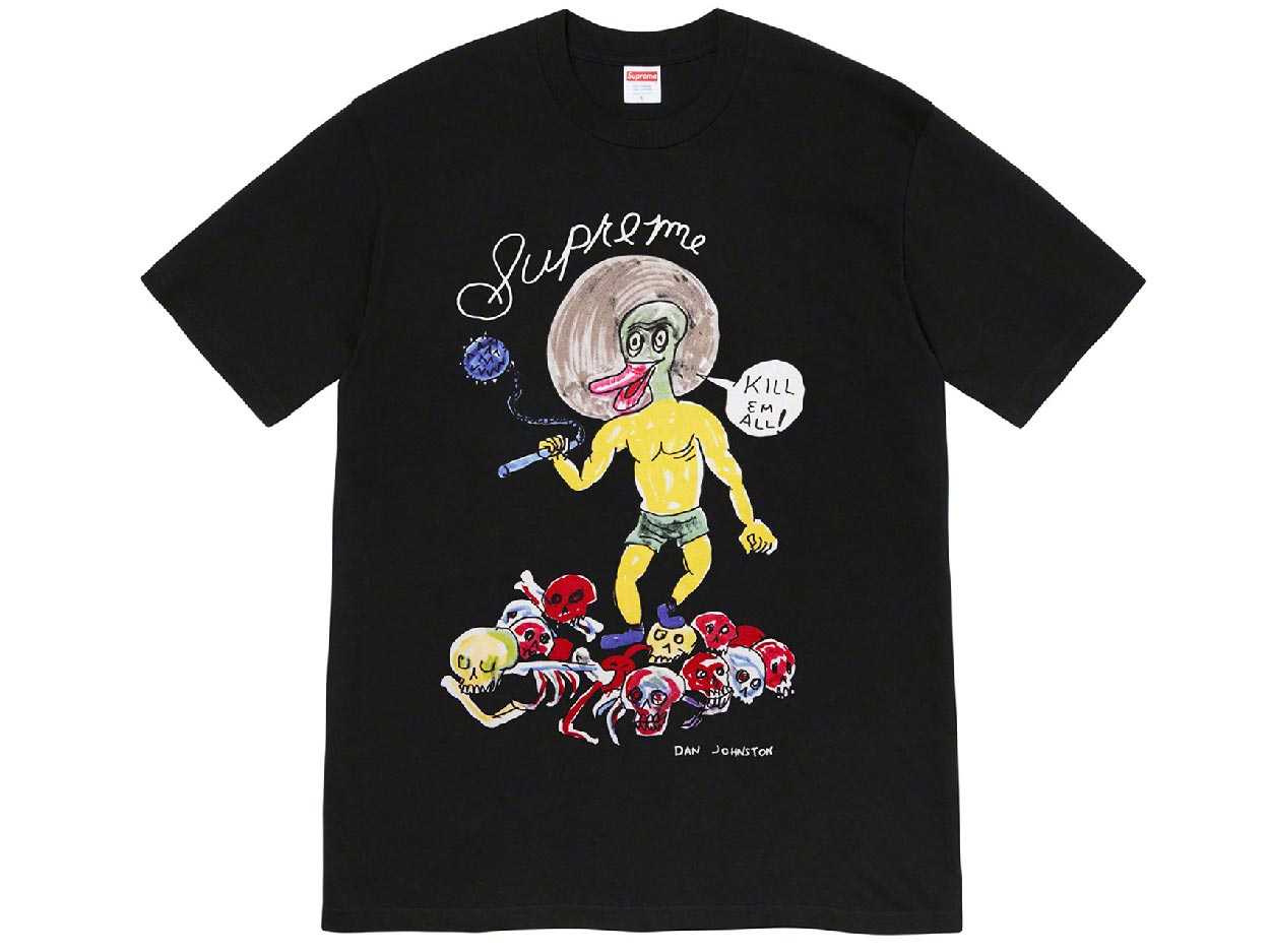 Supreme Daniel Johnston Kill Em All Tee (BLACK)