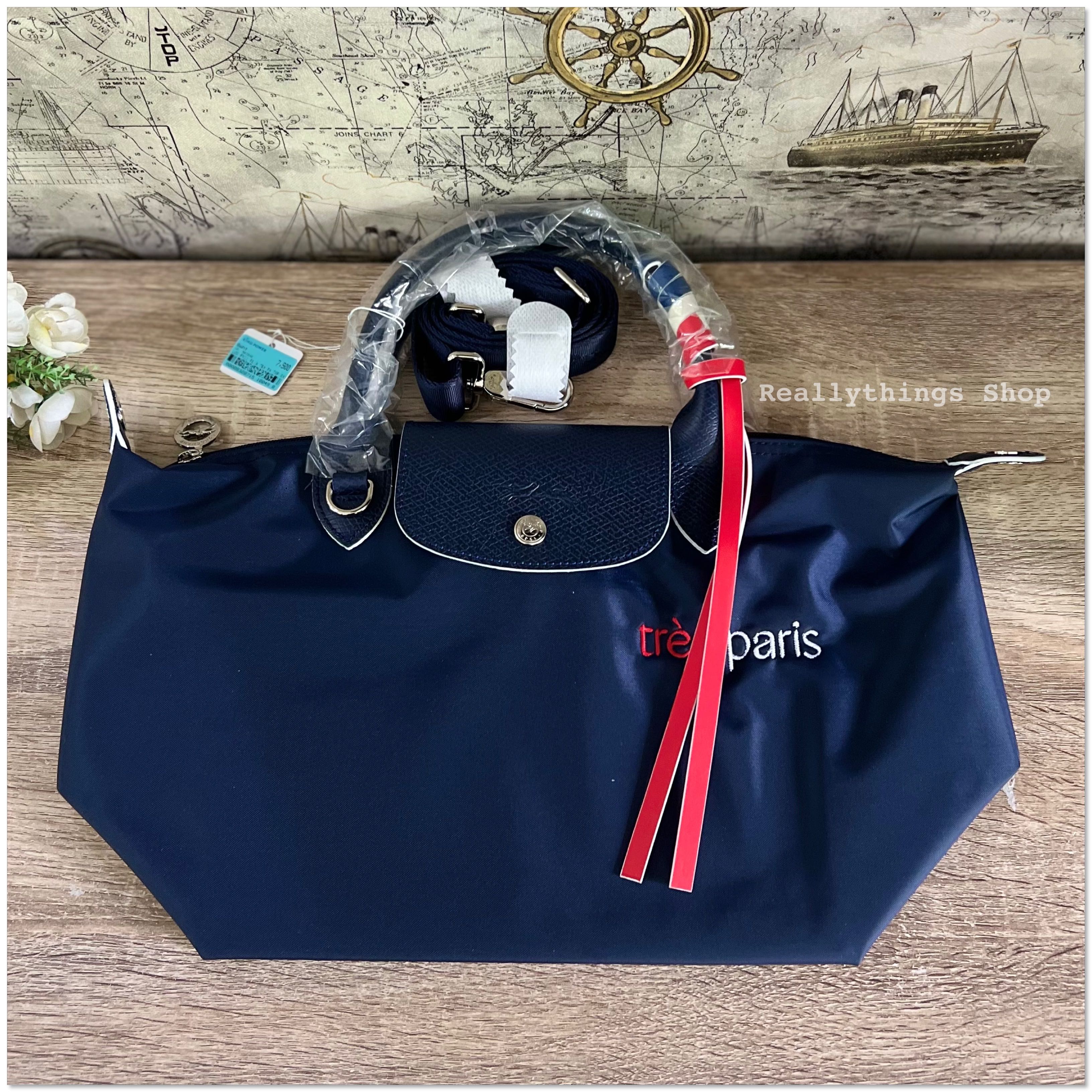 新品】LONGCHAMPプリアージュ 限定作L 肩掛け Tres Paris LONGCHAMP