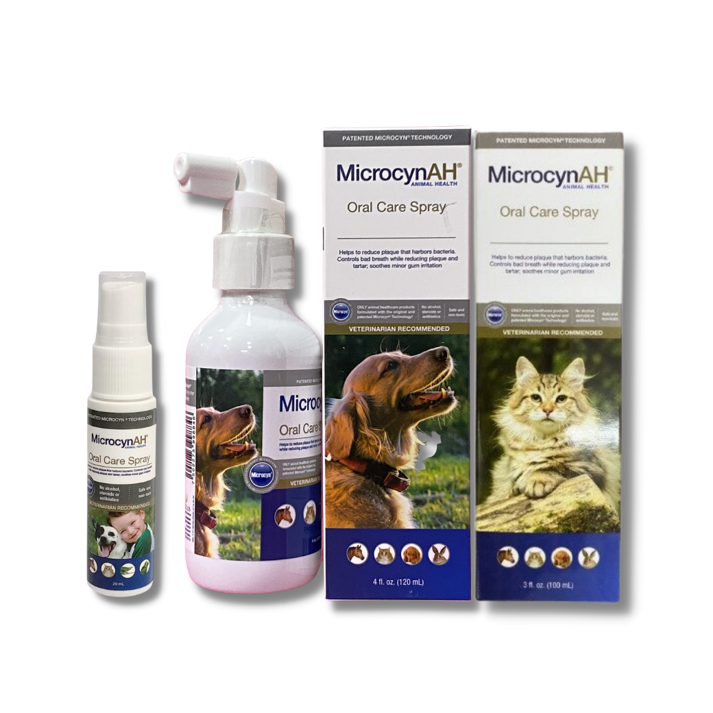 สเปรย์ทำความสะอาดช่องปาก สุนัขและแมว MicrocynAH Oral Care Spray