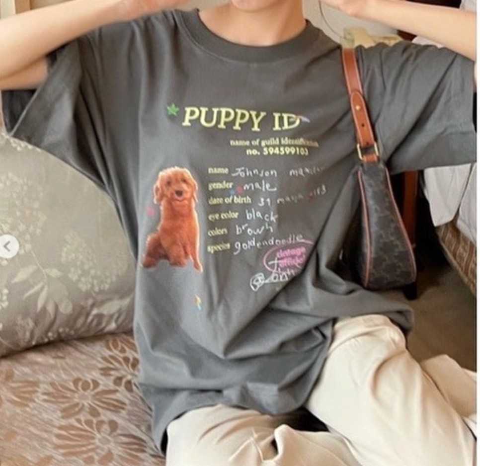 เสื้อยืด puppy id🐶 ของ #cintageshop