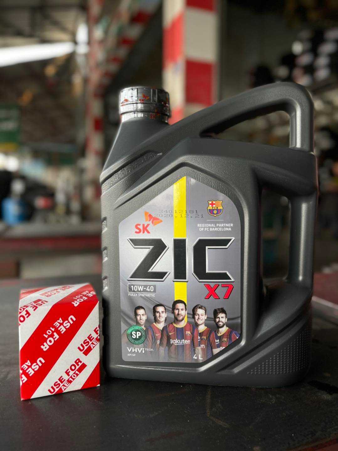 ZIC X7 เบนซิน 10W-40 Fully Synthetic