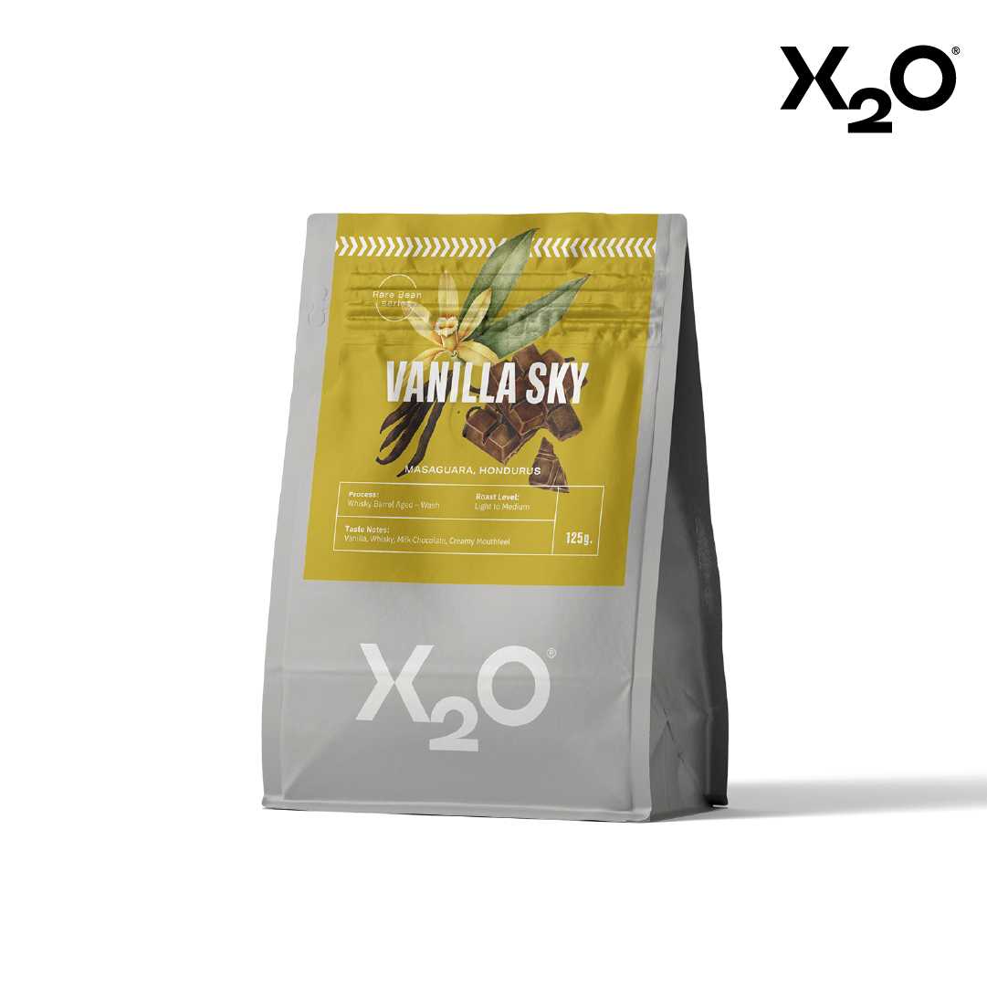 X2O COFFEE เมล็ดกาแฟ Vanilla Sky 125 g. (For Filter & Espresso)