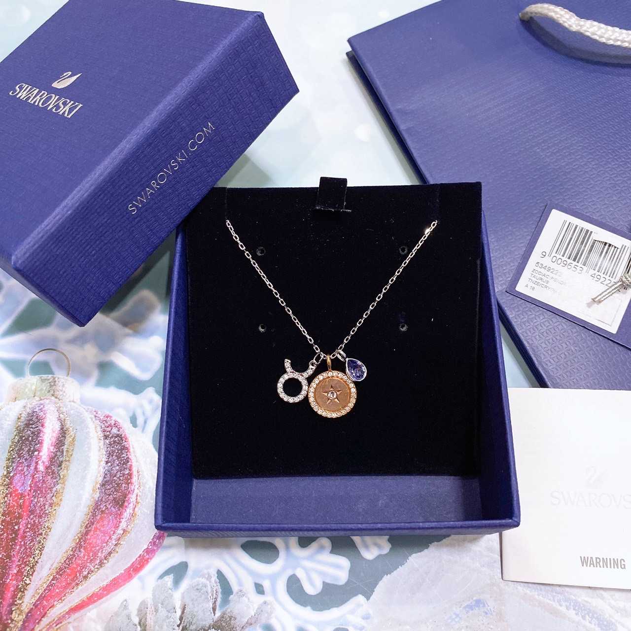 สร้อยคอ SWAROVSKI Zodiac Pendant - Taurus ~ 5349223