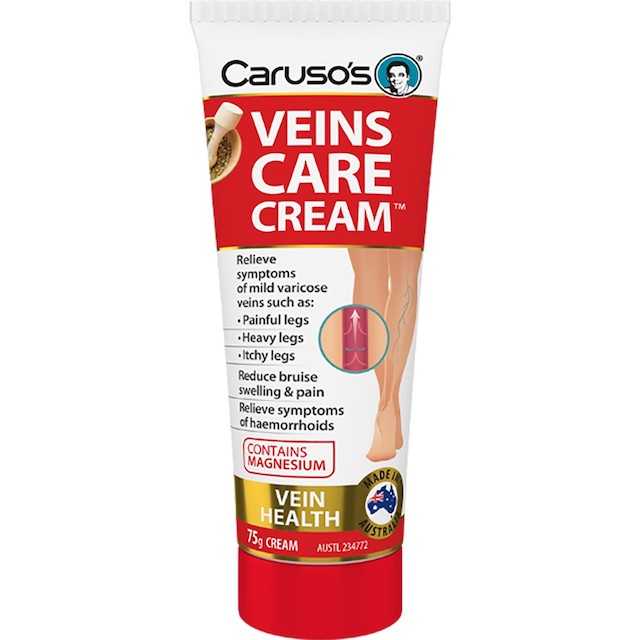 Caruso's Veins Care Cream ครีมบรรเทาอาการ เส้นเลือดขอด เส้นเลือดฝอย