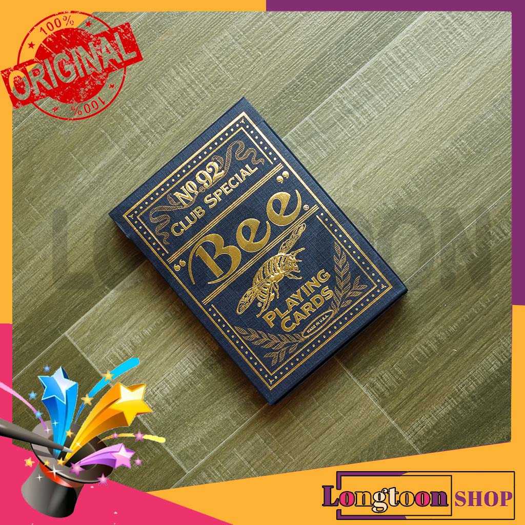 l พร้อมส่ง / ของแท้ 100% l [ Golden Bee Navy Playing Cards ] ไพ่มายากล ไพ่สะสม