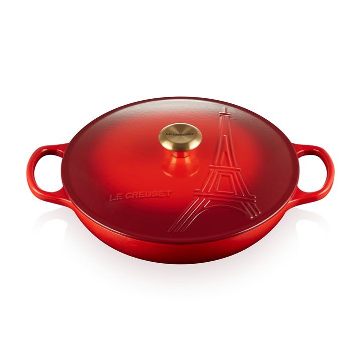 SIGNATURE BRAISER EIFFEL TOWER 30CM CERISE