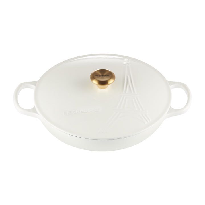 SIGNATURE BRAISER EIFFEL TOWER 30CM WHITE