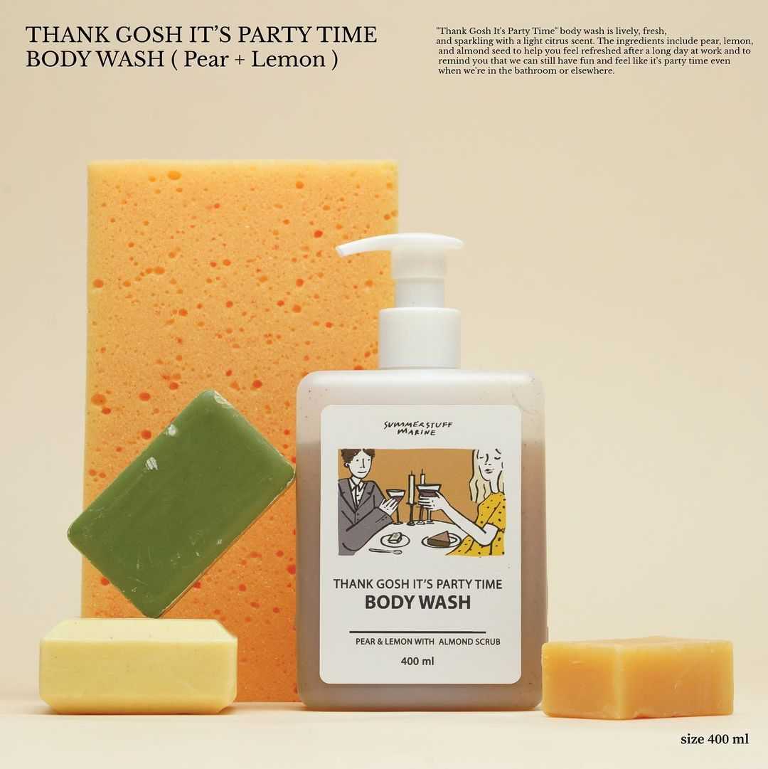 Summerstuff.marine - BODY WASH (SHOWER GEL) กลิ่น  IT'S PARTY TIME (400 ml) - เจลอาบน้ำ ครีมอาบน้ำ