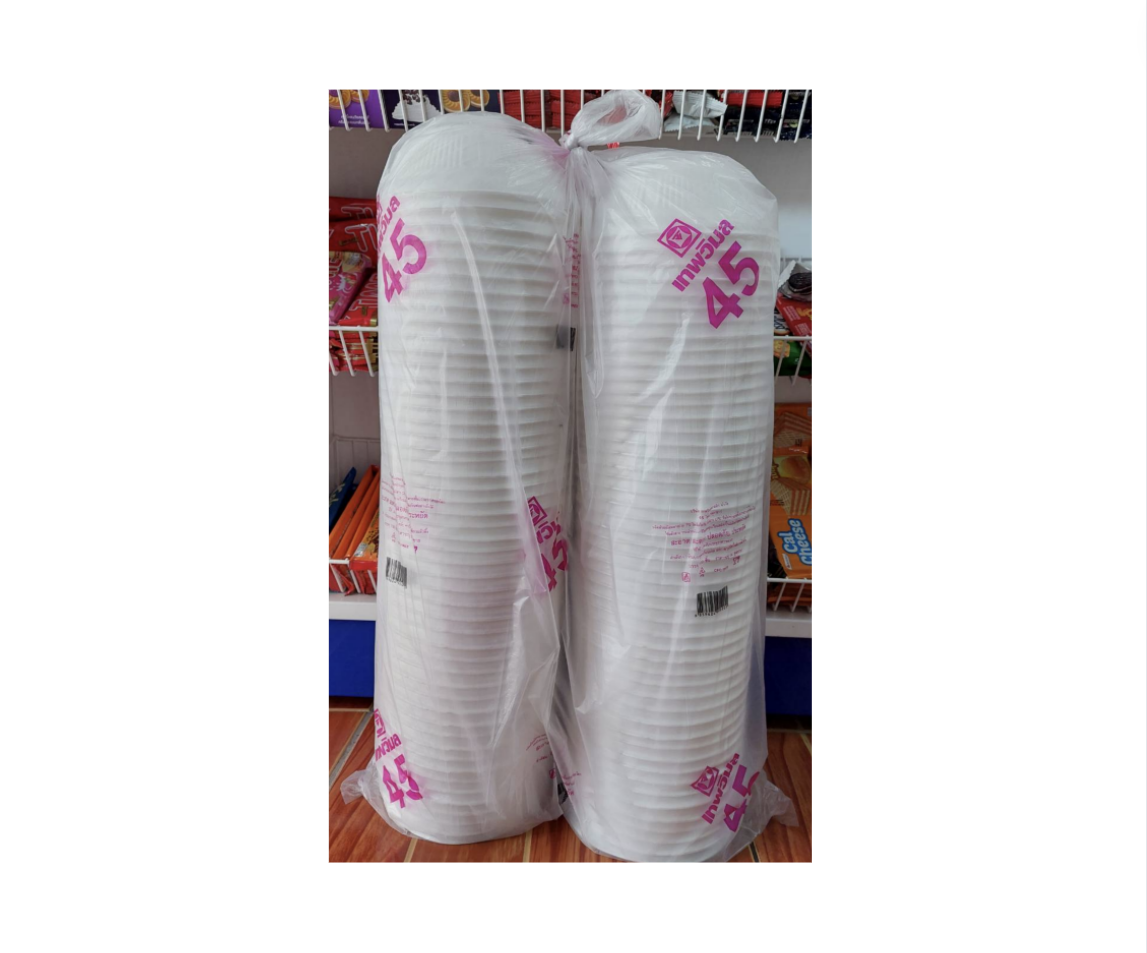 ชามโฟม ตราเทพวิมล45 บรรจุ100ใบ