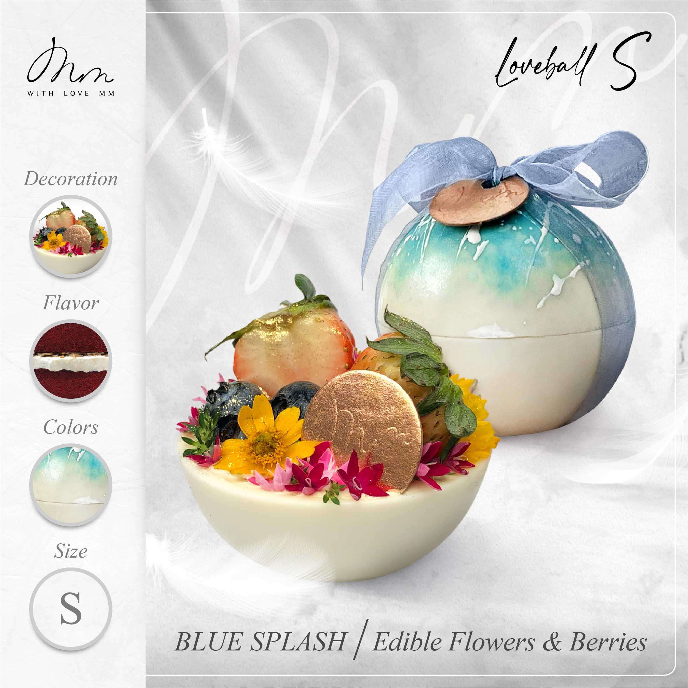 BLUE SPLASH - Loveball S - Edible Flowers & Berries