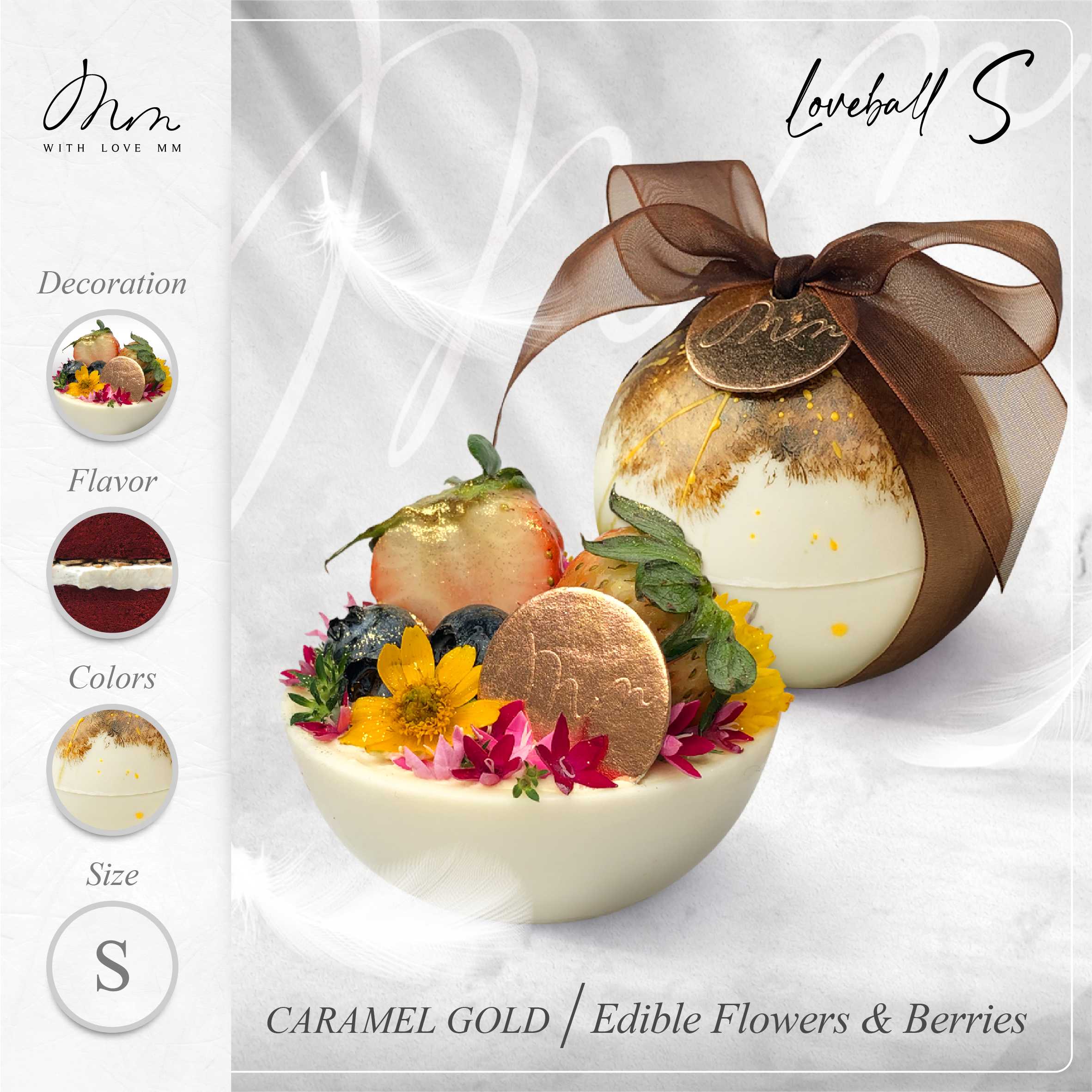 CARAMEL GOLD - Loveball S - Edible Flowers & Berries