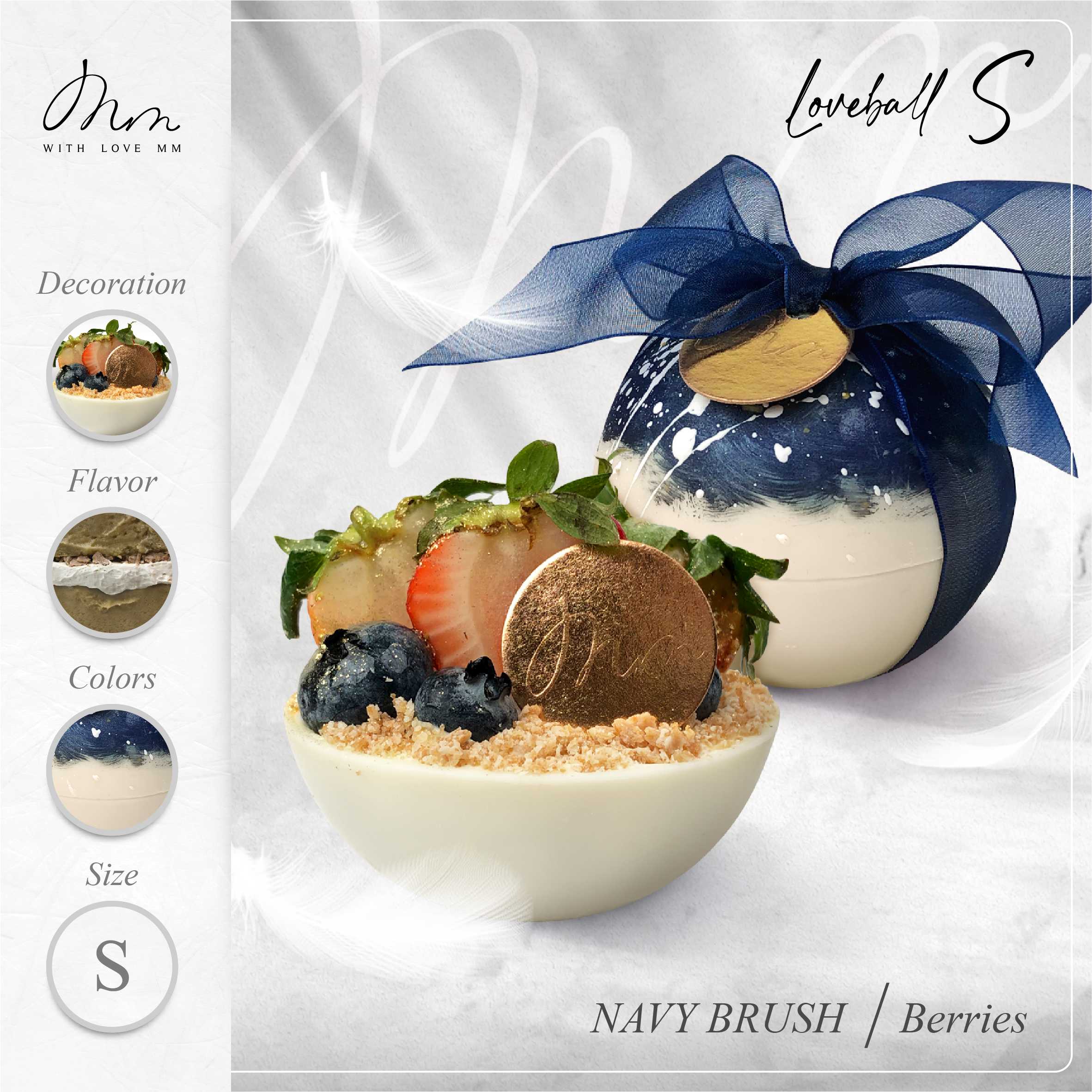 NAVY BRUSH - Loveball S - Berries