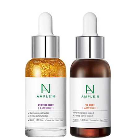 (แพคคู่)​ Ample:N Peptide 30ml.+Vc Shot 30ml.