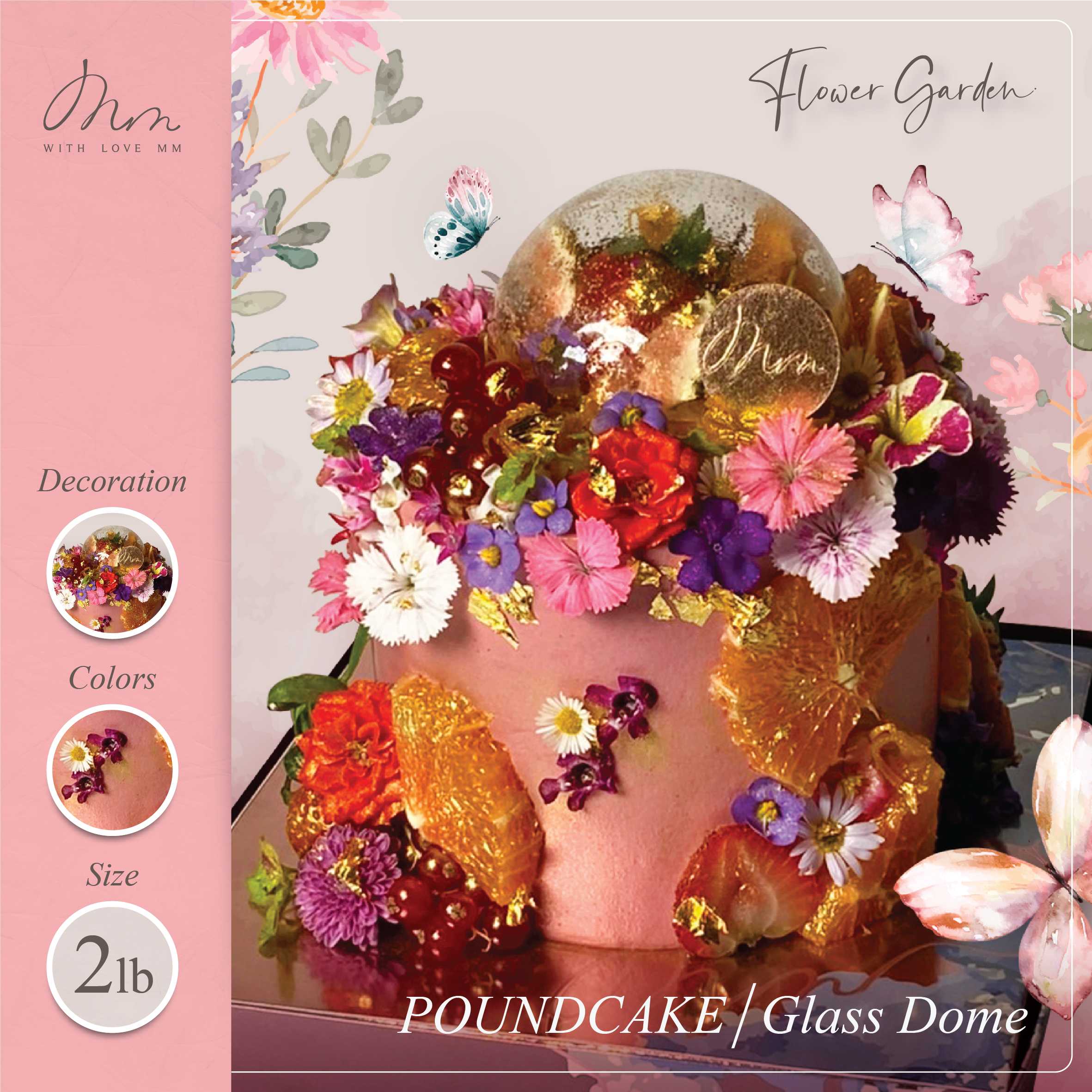 Flower Garden - Glass Dome 2lb