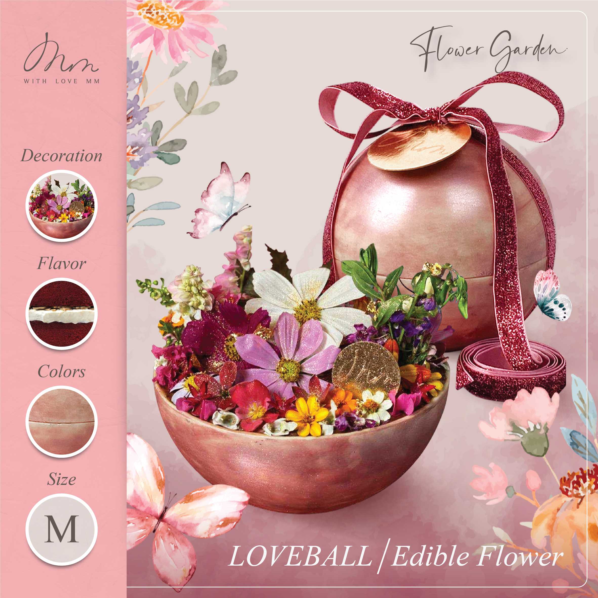 Flower Garden - Loveball M - Edible Flower