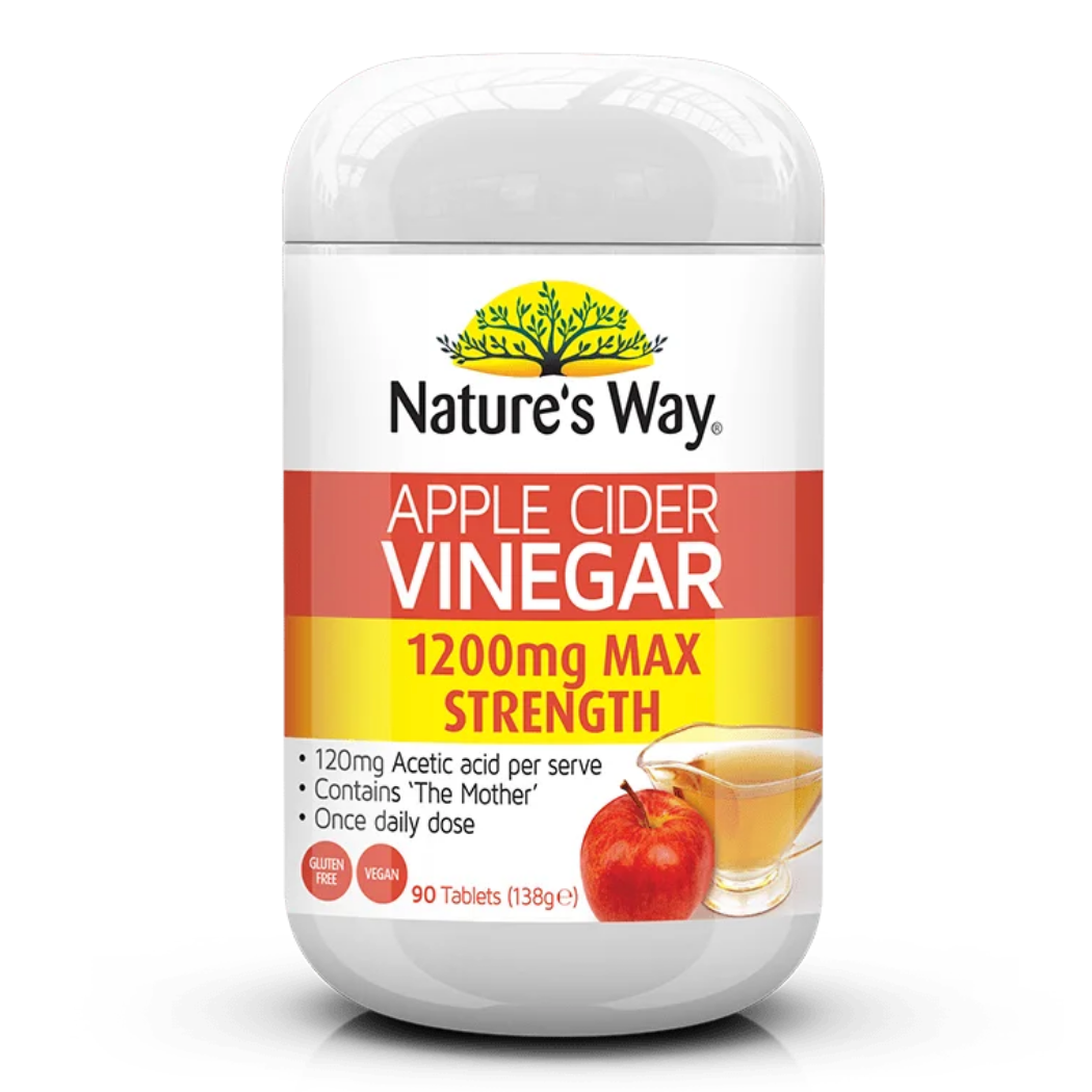 Nature's Way Apple Cider Vinegar 1200mg Max Strength ตัวช่วยลดน้ำหนัก