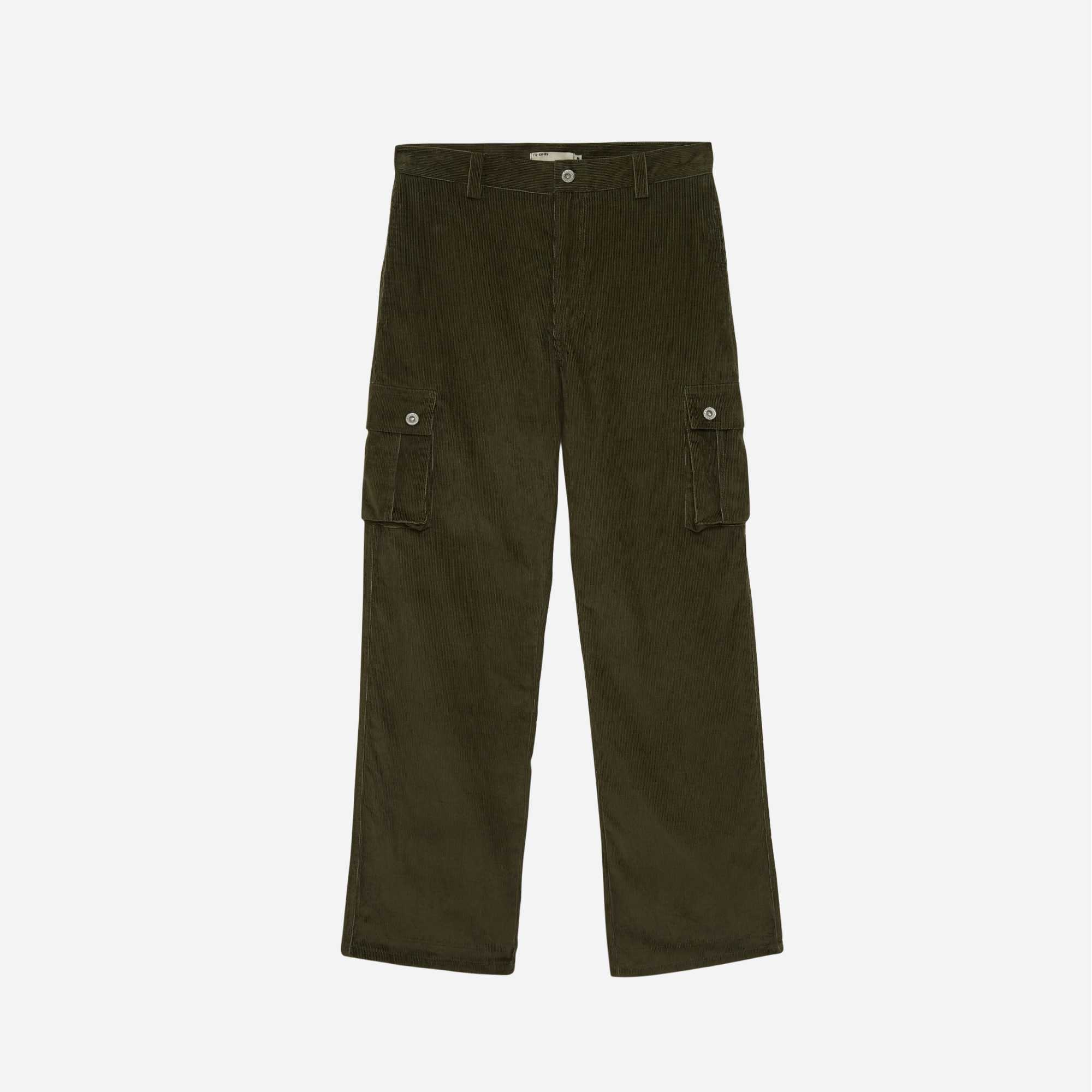 CARGO 022 CORDUROY OLIVE PANTS