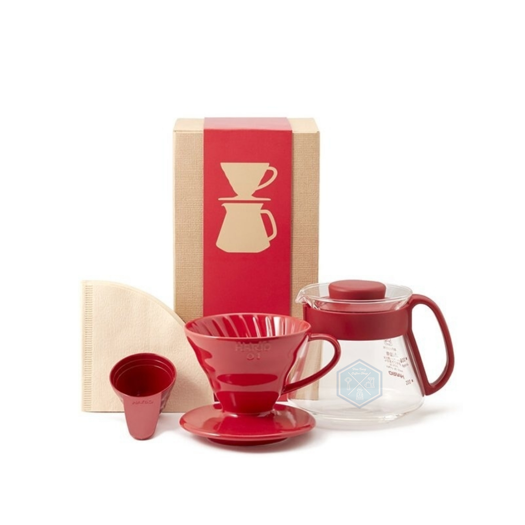 Hario V60 Ceramic Dripper Pot Set
