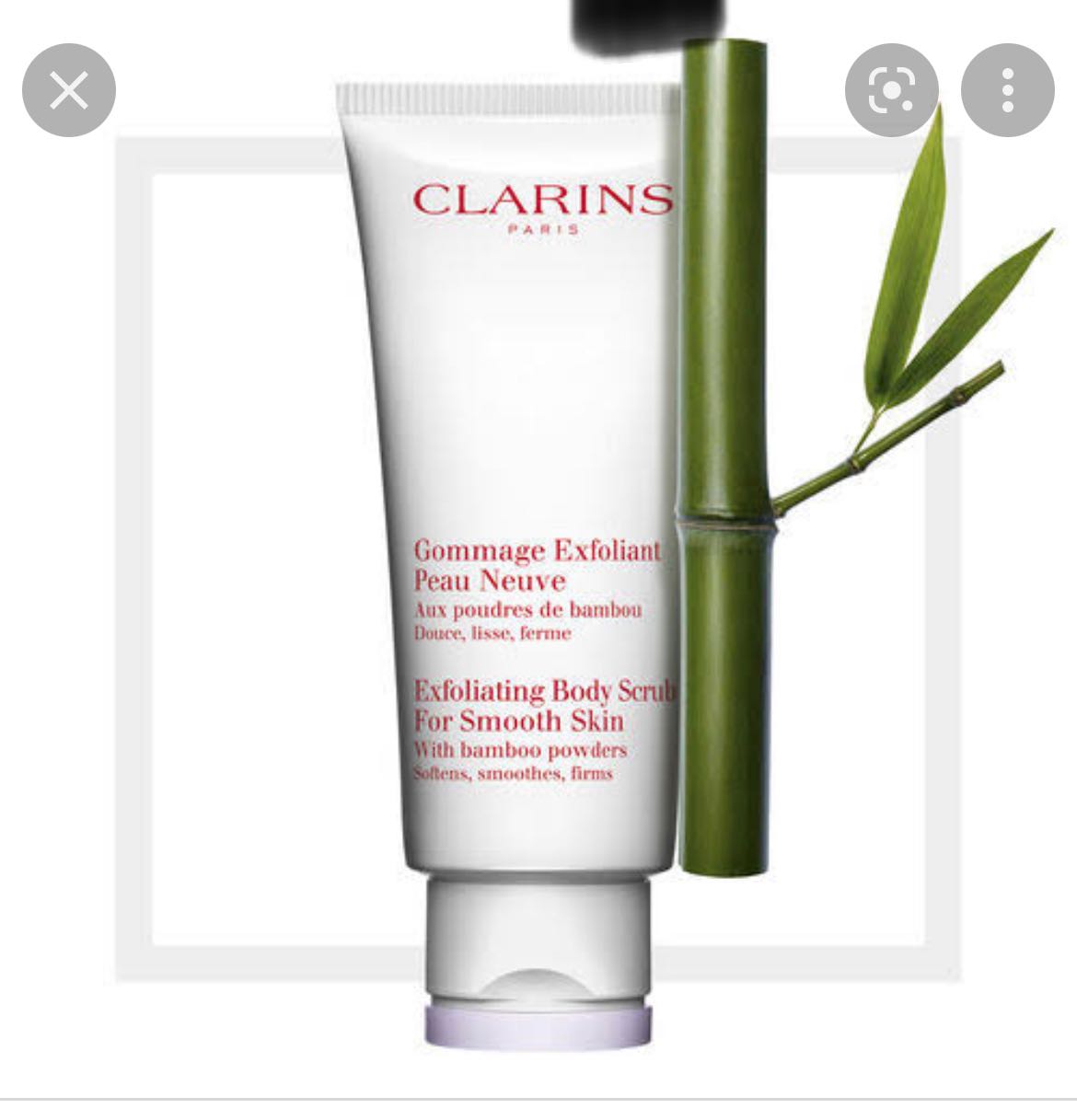 Clarins Exfoliating Body Scrub for Smooth Skin With Bamboo Powders 200 ml