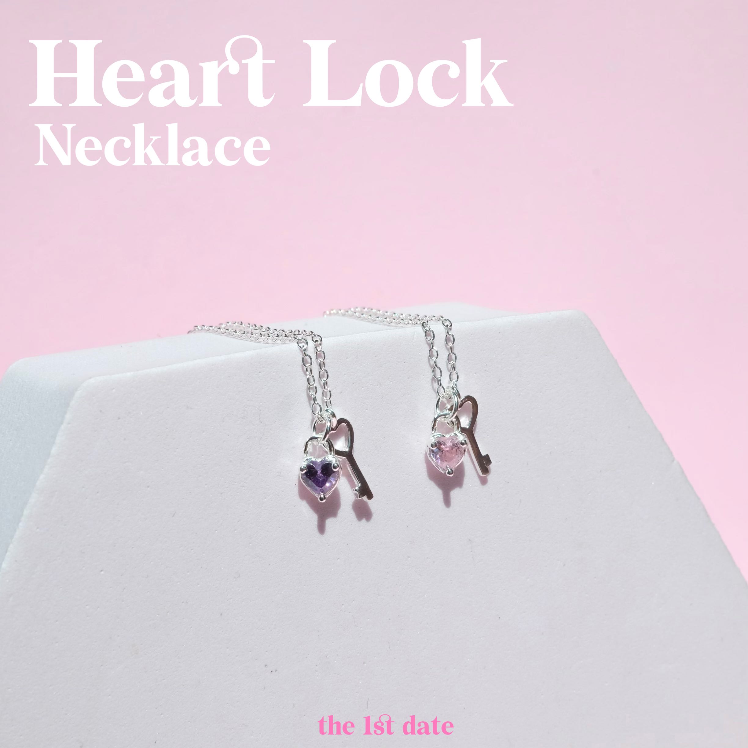 สร้อยคอรุ่น heart Lock -ส่งฟรี(เงินแท้ 92.5%)